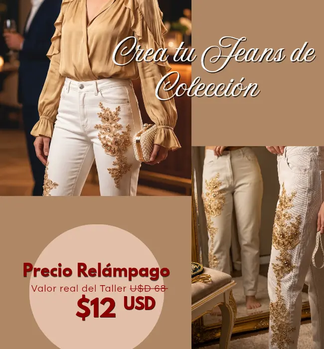Precio relámpago: $12 USD, valor real del taller USD 68